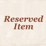 This is a reserved item, please do not buy